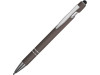 Ручка металлическая soft-touch шариковая со стилусом Sway, серый/серебристый (P), арт. 18381.00p фото 1 — Бизнес Презент