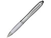 Ручка-стилус шариковая Nash, серебристый/белый, арт. 10678504 фото 1 — Бизнес Презент