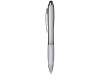 Ручка-стилус шариковая Nash, серебристый/белый, арт. 10678504 фото 2 — Бизнес Презент