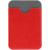 Чехол для карты на телефон Devon, красный с черным, арт. 15605.50 фото 6 — Бизнес Презент