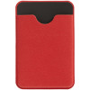 Чехол для карты на телефон Devon, красный с черным, арт. 15605.50 фото 1 — Бизнес Презент