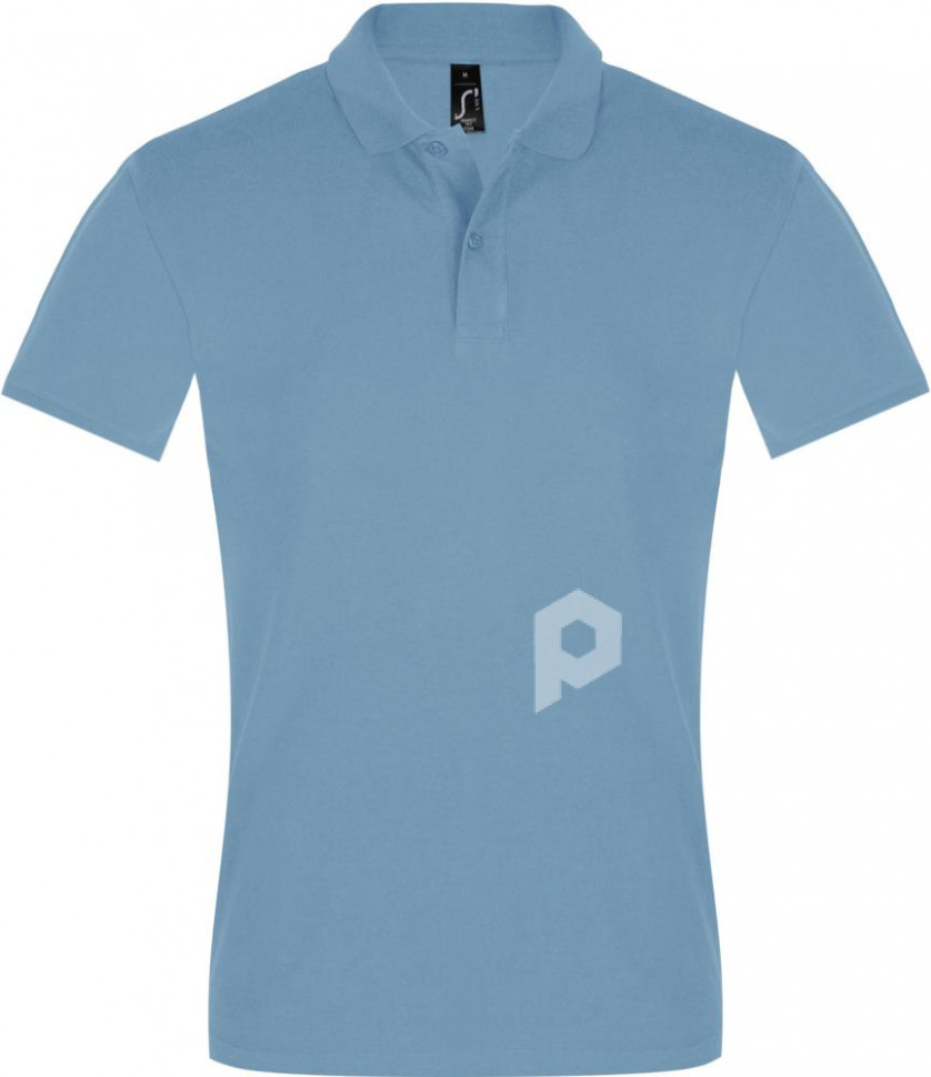 Рубашка поло мужская Perfect Men 180 голубая, арт. 11346200S фото 1 — Бизнес Презент
