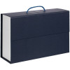 Коробка Case Duo, белая с синим, арт. 15144.40 фото 1 — Бизнес Презент