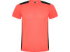 Спортивная футболка Detroit детская, неоновый коралловый/черный, арт. 6652223402.16 фото 1 — Бизнес Презент