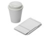 Антибактериальный набор с блокнотом и стаканом  Safe work, белый, арт. 4002400 фото 1 — Бизнес Презент