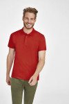 Рубашка поло мужская Prescott Men 170, красная, арт. 6086.501 фото 4 — Бизнес Презент