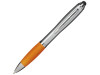Ручка-стилус шариковая Nash, серебристый/оранжевый, арт. 10678505 фото 1 — Бизнес Презент