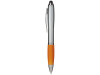 Ручка-стилус шариковая Nash, серебристый/оранжевый, арт. 10678505 фото 2 — Бизнес Презент