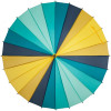 Зонт-трость «Спектр», бирюзовый с желтым, арт. 5380.48 фото 1 — Бизнес Презент