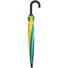 Зонт-трость «Спектр», бирюзовый с желтым, арт. 5380.48 фото 3 — Бизнес Презент