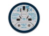 Адаптер с 2-умя USB-портами для зарядки Travel Blue Twist & Slide Adaptor голубой/белый, арт. 10010018 фото 9 — Бизнес Презент