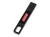 USB 2.0- флешка на 32 Гб c подсветкой логотипа Hook LED, темно-серый, красная подсветка, арт. 624211 фото 1 — Бизнес Презент
