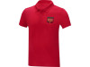 Мужская стильная футболка поло с короткими рукавами Deimos, красный, арт. 3909421L фото 8 — Бизнес Презент