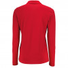 Рубашка поло женская с длинным рукавом Perfect LSL Women, красная, арт. 02083145S фото 2 — Бизнес Презент
