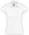 Рубашка поло женская Prescott Women 170, белая, арт. 6087.601 фото 1 — Бизнес Презент