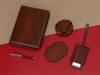 Набор костеров Fabrizio из PU, 4 шт, коричневый, арт. 102009 фото 7 — Бизнес Презент