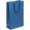 Пакет бумажный «Блеск», средний, синий, арт. 5867.40 фото 2 — Бизнес Презент