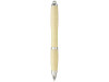 Шариковая ручка Nash из пшеничной соломы с хромированным наконечником, желтый, арт. 10737905 фото 2 — Бизнес Презент