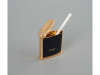 Набор: ручка-зажигалка, пепельница Акра, черный/золотистый, арт. 450607 фото 2 — Бизнес Презент