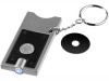 Брелок-держатель для монет Allegro с фонариком, черный/серебристый, арт. 11809600 фото 5 — Бизнес Презент