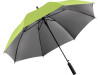 Зонт-трость Double face, лайм/серый, арт. 100104 фото 1 — Бизнес Презент