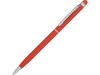 Ручка-стилус шариковая Jucy Soft с покрытием soft touch, красный, арт. 18570.01 фото 1 — Бизнес Презент