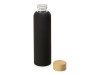 Стеклянная бутылка с бамбуковой крышкой Foggy, 600мл, черный, арт. 828707 фото 2 — Бизнес Презент