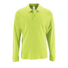 Рубашка поло мужская с длинным рукавом Perfect LSL Men, зеленое яблоко, арт. 02087280S фото 1 — Бизнес Презент