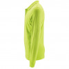 Рубашка поло мужская с длинным рукавом Perfect LSL Men, зеленое яблоко, арт. 02087280S фото 3 — Бизнес Презент